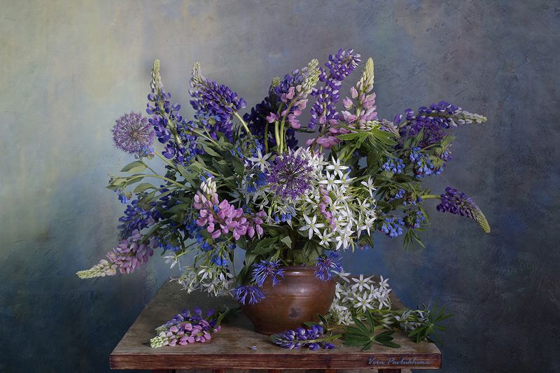 цветы, люпины, вера павлухина, натюрморт, Люпиновое очарованиеphoto preview