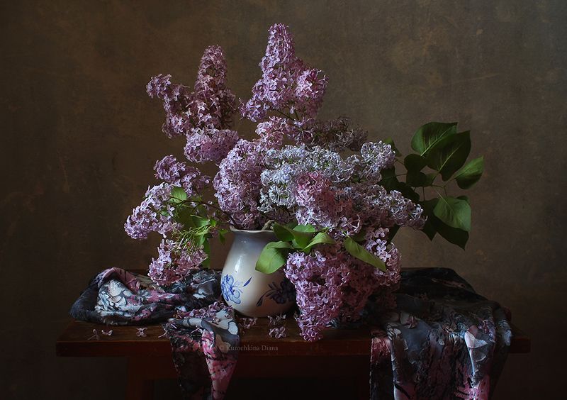 натюрморт, сирень Сиреневыйphoto preview