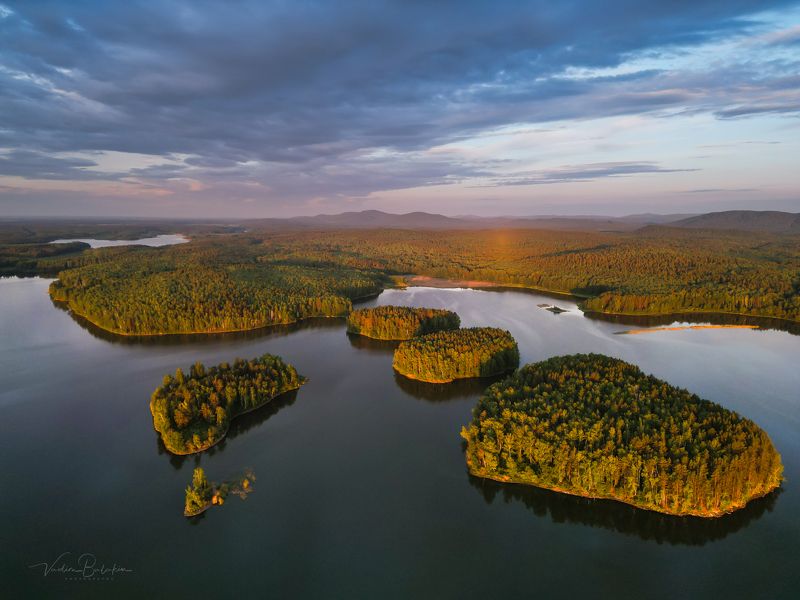 Острова на озере Сунгуль фото превью