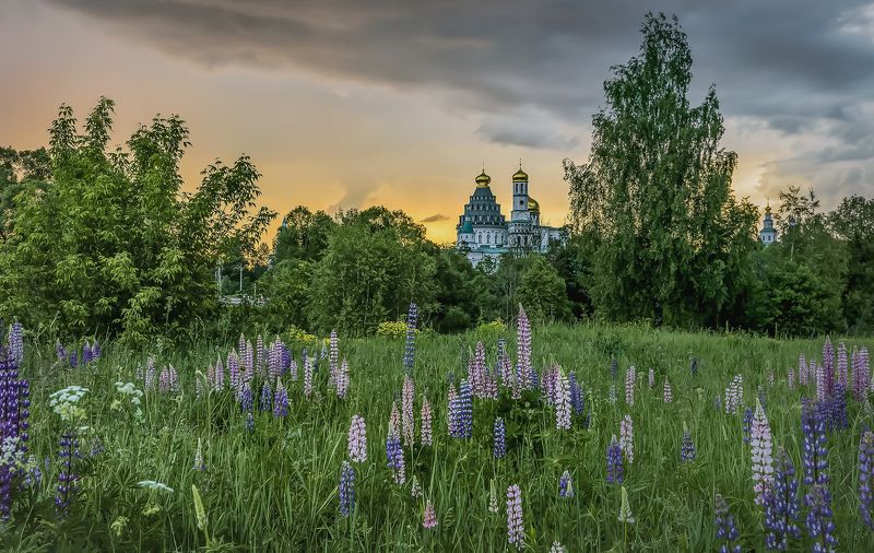 новый иерусалим Вечером перед дождем . фото превью