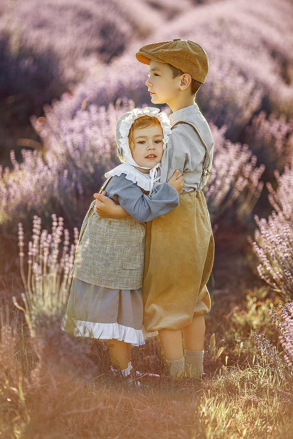 Старший брат. Автор: Ксения Лыгина дети, лето, прованс, лаванда, детский портрет, фотограф в анапе, ретро стиль, кантри, Ксения Лыгина