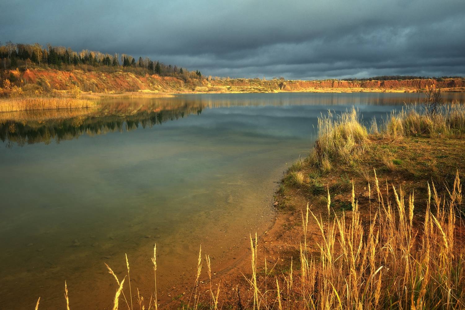 Осень на карьере. Автор: Алексей Никонов , Алексей Никонов