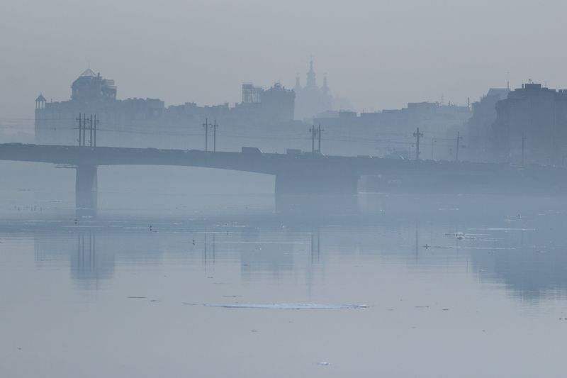 нева, санкт-петербург, туман, город Туман над Невойphoto preview