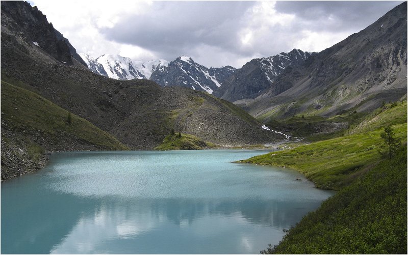 Алтай, Горы, Озеро Первое озеро Каракабакphoto preview