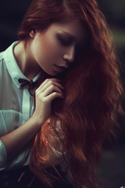 Beauty, Carolinemadison, Emotive, Freckles, Longhair, Redhair despondentphoto preview