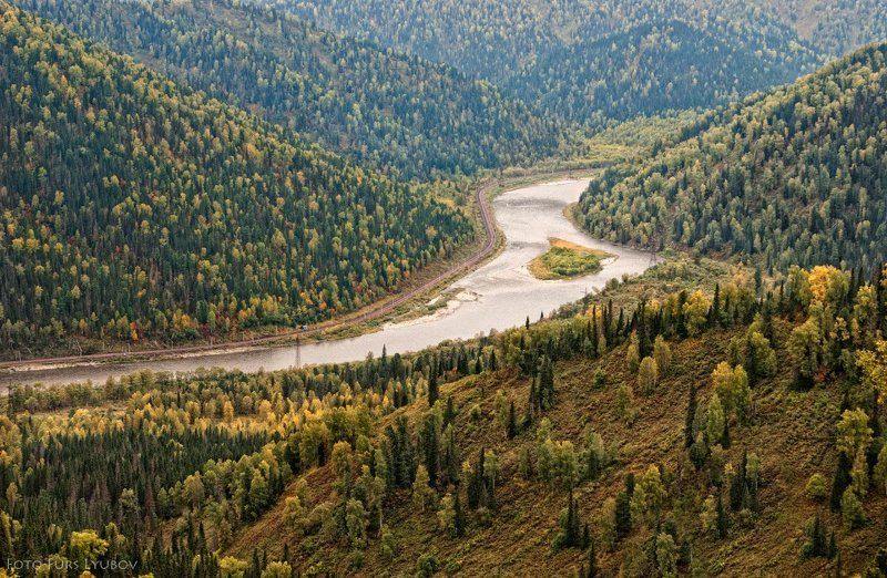 томь алатау кузбасс горы осень  Диагоналиphoto preview