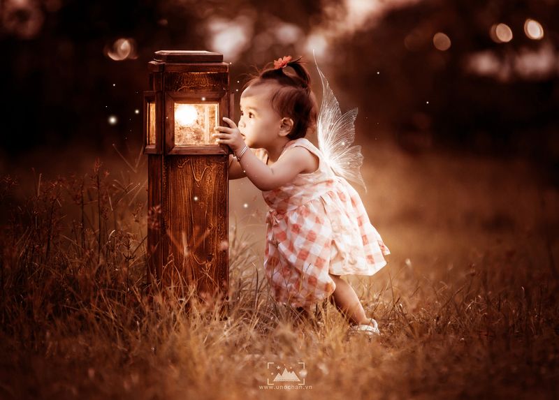 unochan, vuonghongchan, baby, angel, light my little girlphoto preview