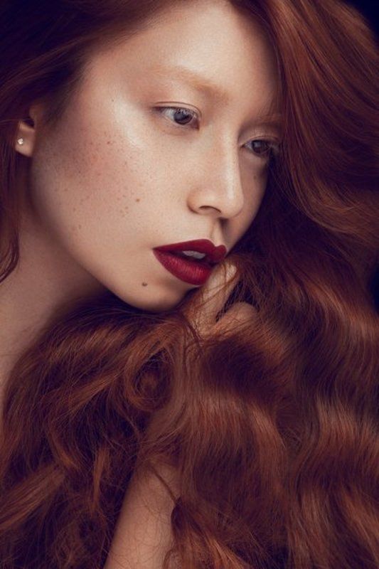 Beauty, Carolinemadison, Freckles, Makeup, Portrait, Redhair, Redlips swivelphoto preview