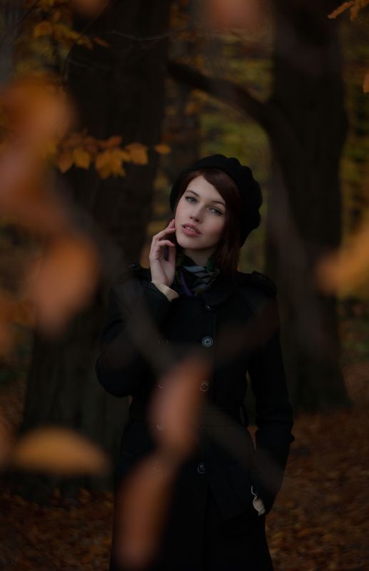 портрет, девушка, осень, portrait, girl. autumn, nature, golden Маргоphoto preview