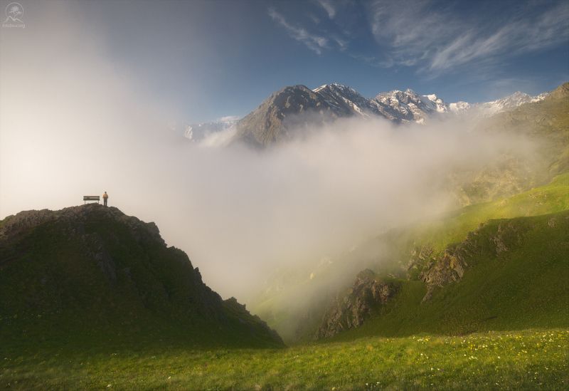 северная осетия, верхний фиагдон, лавочка счастья, фототур в осетию, тур в осетию ГОРНОЕ УТРОphoto preview