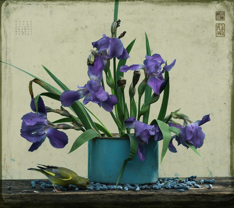 Натюрморт с лазурной кастрюлькойphoto preview