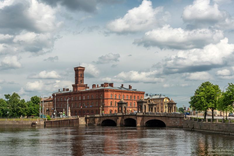 город, архитектура, санкт-петербург, городской пейзаж, река фонтанка, старо-калинкин мост, мосты петербурга, день россии Летний Петербург. Старо - Калинкин мостphoto preview