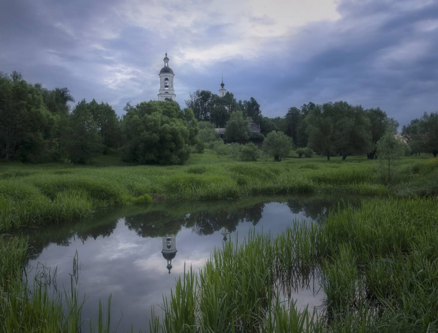 Хмурое утро в Филипповском. Автор: Ольга Бонина , Ольга Бонина