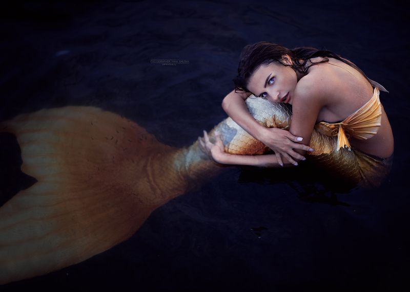 девушка, женский портрет, фотографспб, фотосессияподводой, фотографсанктпетербург, портрет, женщина,  русалка, фотограф Яна Орлова,   фото превью