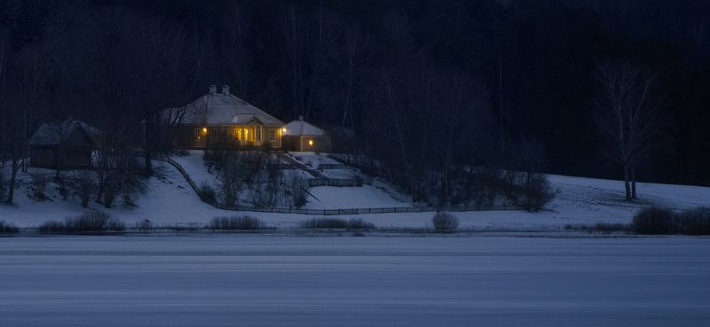 михайловское, сороть, пушкинские горы, январь Михайловскоеphoto preview