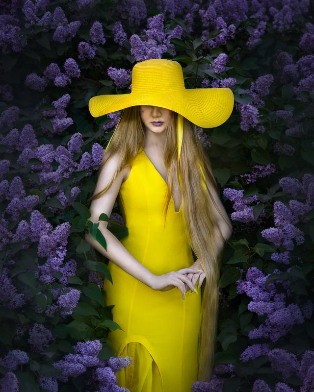 Фотограф Юлия Дюдина, Фотограф Нижний Новгород, арт фотограф,  волшебная фотосессия, фотосессия цветение, фотосессия в сирени, фотосессия в цветении photo preview