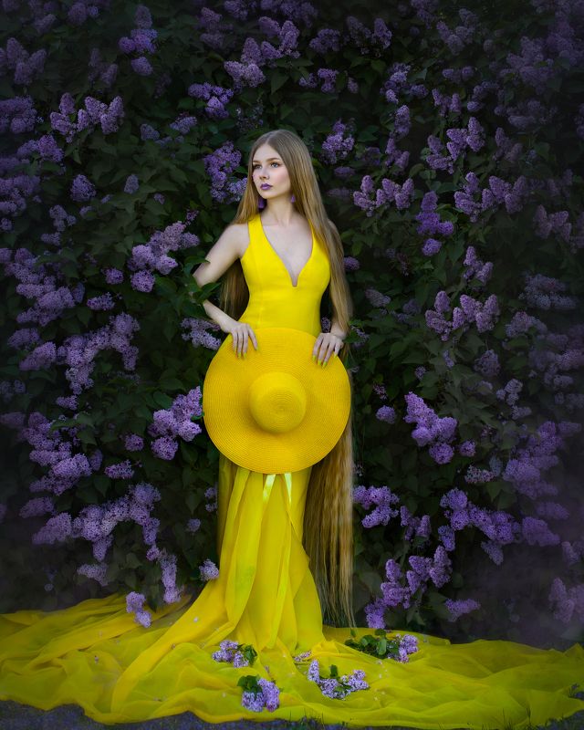 Фотограф Юлия Дюдина, Фотограф Нижний Новгород, арт фотограф,  волшебная фотосессия, фотосессия цветение, фотосессия в сирени, фотосессия в цветении photo preview