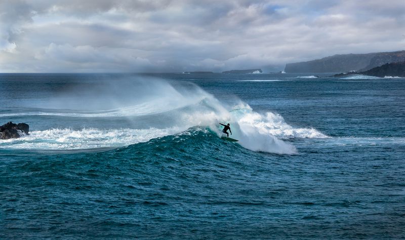 серфинг, волны, океан, Остров Пасхи На гребне волныphoto preview
