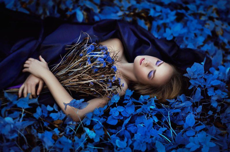 azure, blue, flowers, girl, glamour, model, nikon, nikon d90, portrait, style Azurephoto preview