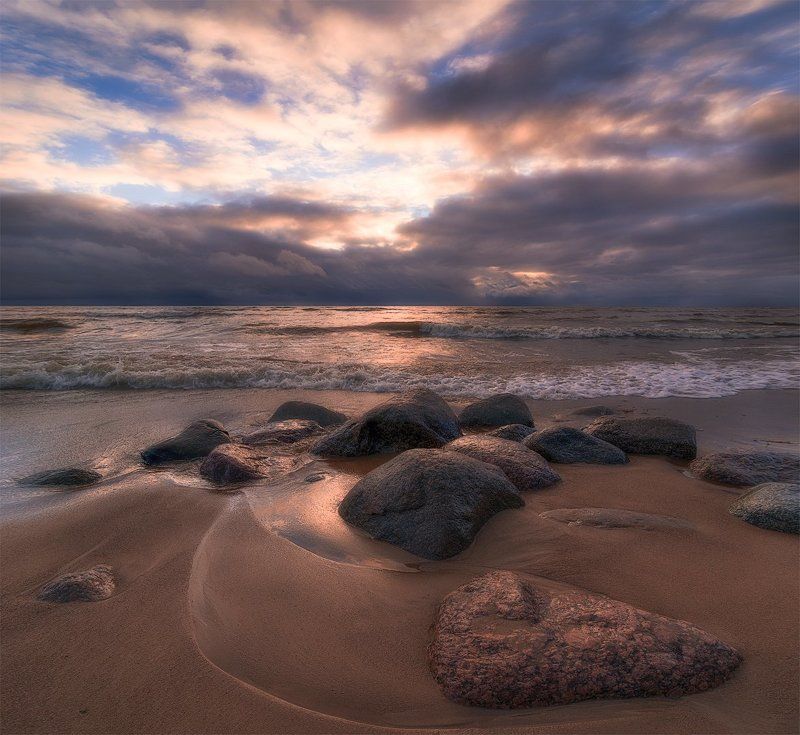 пейзаж, финский залив, закат, репино, панорама Репиноphoto preview