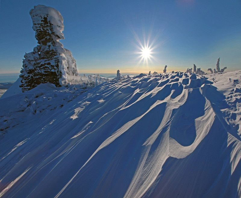 Снежная река....photo preview