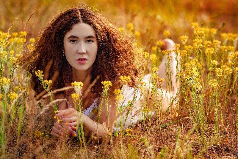 Girl in the Meadowphoto preview