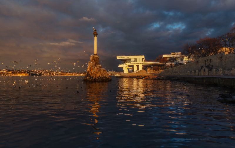 крым, севастополь, пейзаж, crimea, landscape,  городской пейзаж, морской пейзаж Севастополю с Любовьюphoto preview