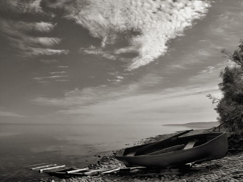 Берег. Погожий день.photo preview