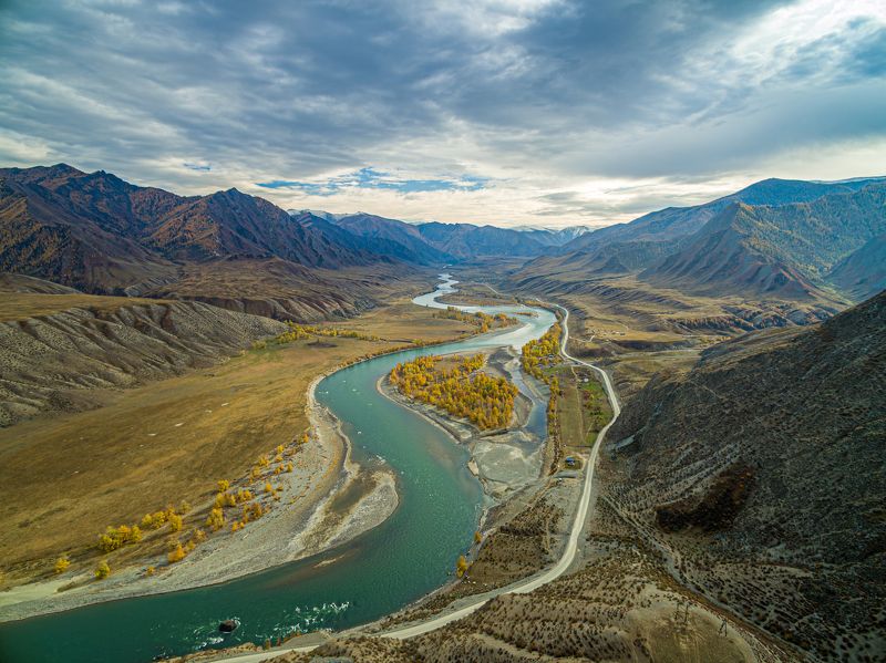 Катунь осенью, Природа Алтая, Горный Алтай Красавица - Катунь.photo preview