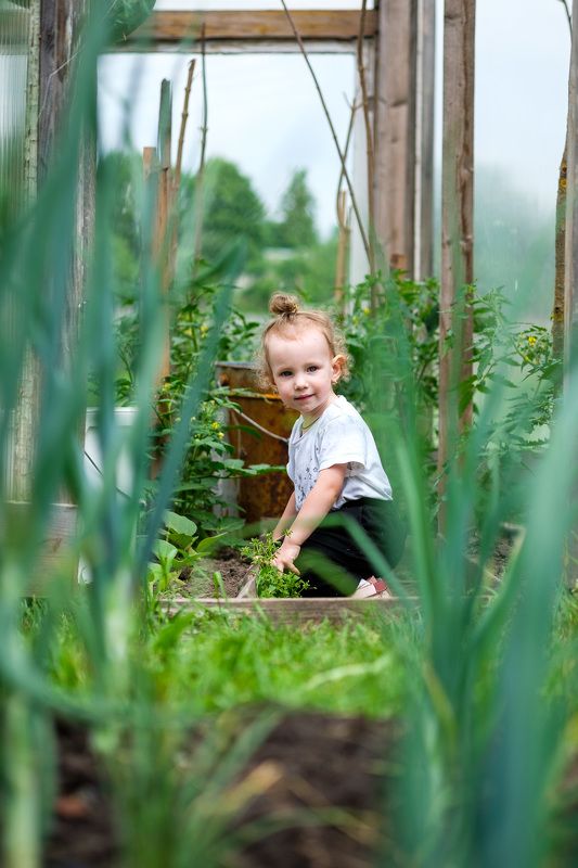 ребенок девочка деревня Вераphoto preview