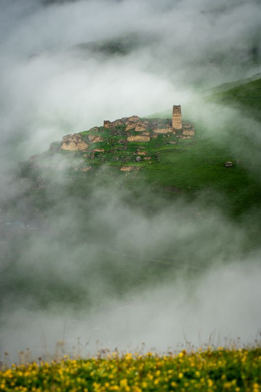 fortress Covered by the cloudsphoto preview