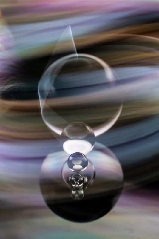 стекло, длинная выдержка, отражение Парад призрачных планетphoto preview