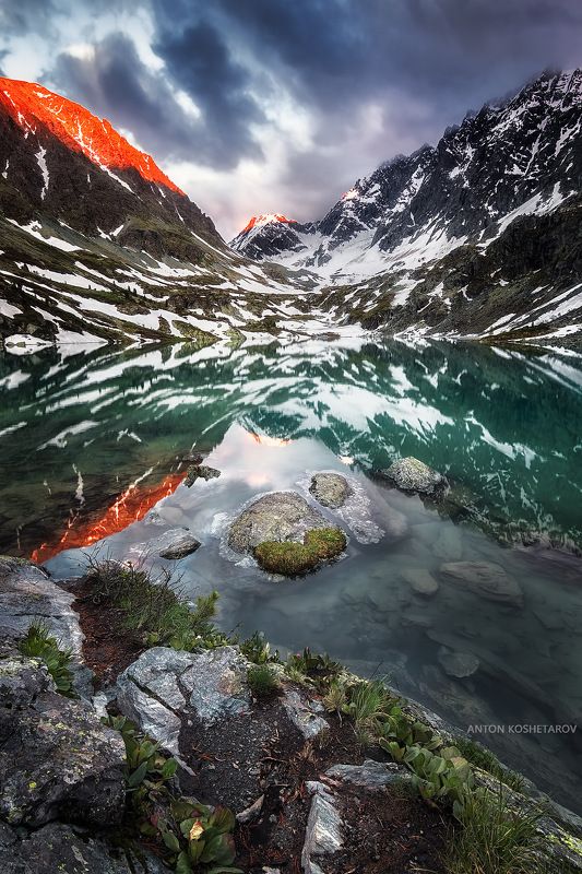 Закат на озере Куйгукphoto preview