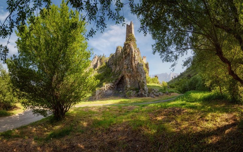 ингушетия, башня, вовнушки Боевая башня башенного комплекса Вовнушки (Ингушетия)photo preview