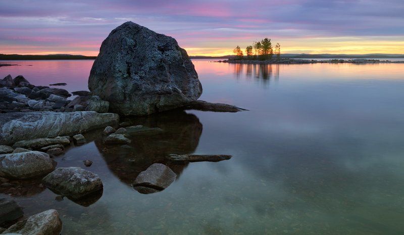 Вечер на озереphoto preview