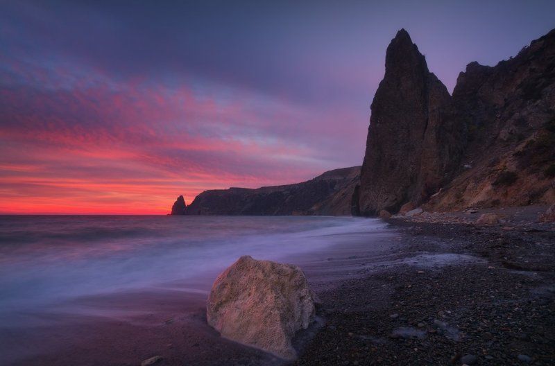 Закат на Яшмовом пляжеphoto preview