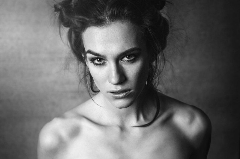 Beautiful, Beauty, Black & white, Bw, Emotion, Eyes, Face, Girl, Light, Model, People, Portrait, Studio I want you...photo preview