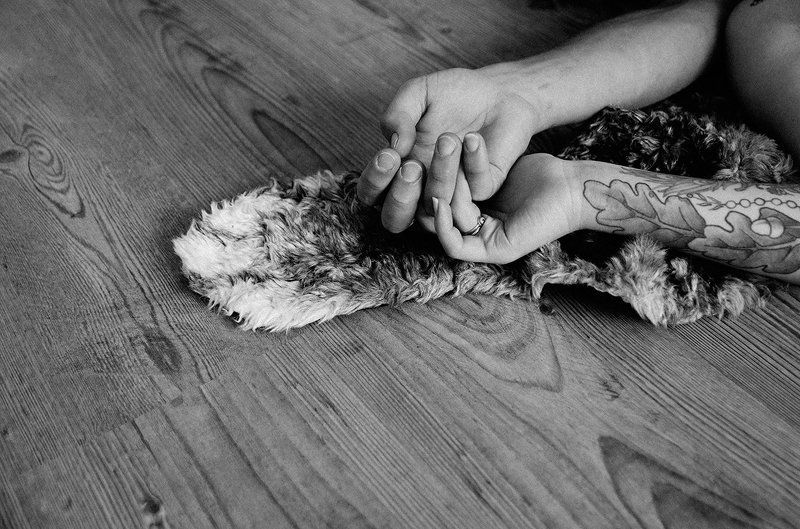 любовь пара нежность чб В+Жphoto preview