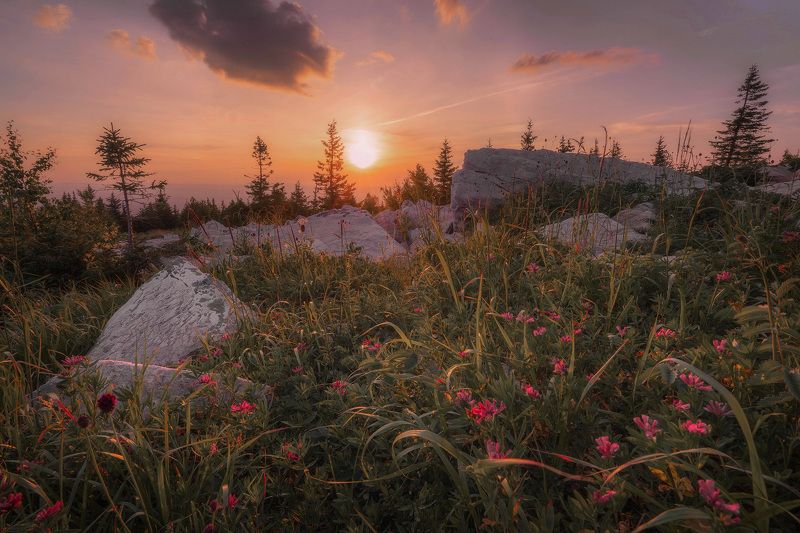 Закат На Хребте Зюраткуль фото превью