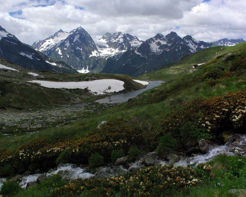 архыз Горный ручей ... фото превью