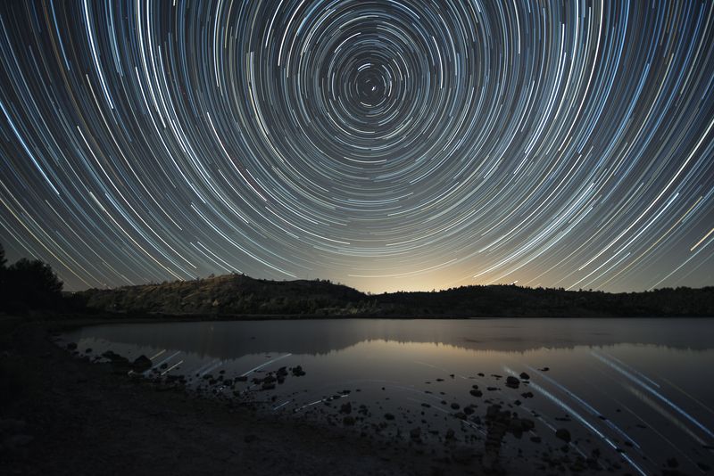 circumpolaire, milky way, astroprotography , nightscape, night photography Night Skyphoto preview