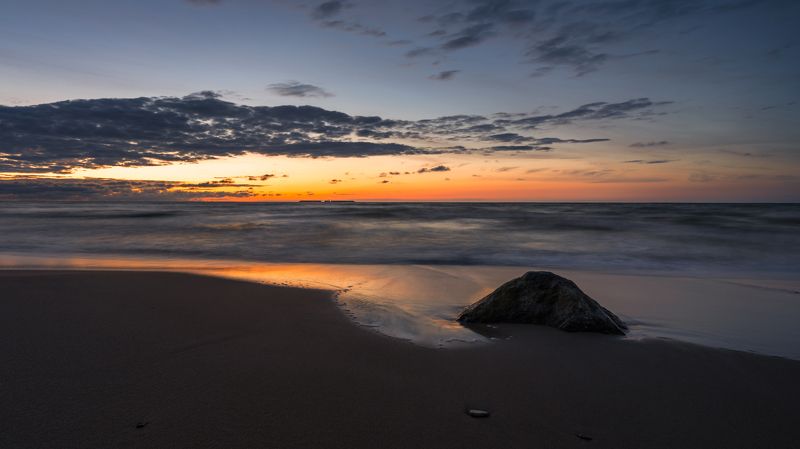 калининград, балтийское_море, закат *photo preview