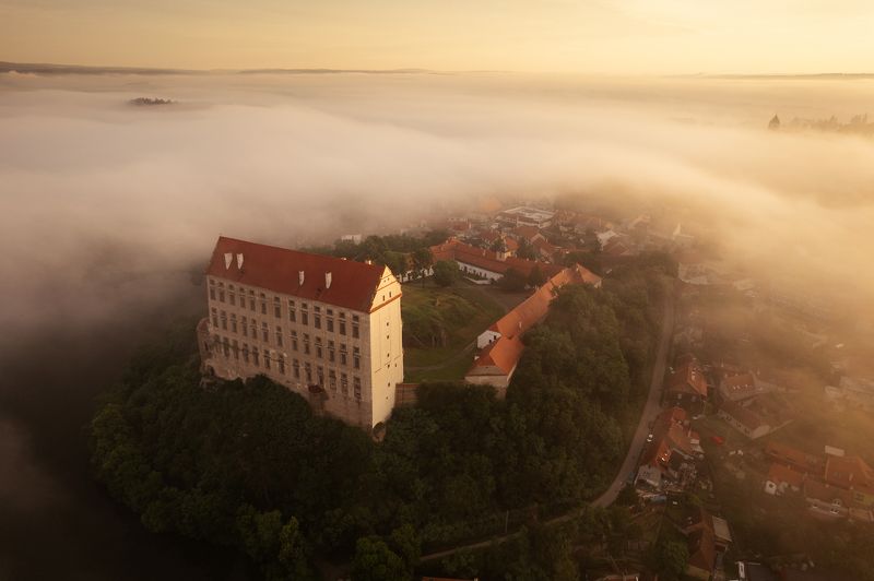 Morning fog over plumlovphoto preview