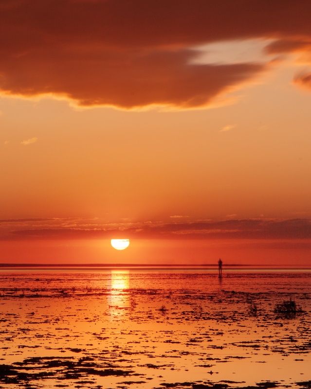 закат, солнце, озеро, эльтон, вечер Теплоphoto preview