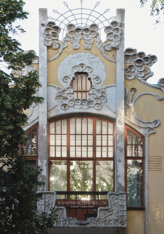 фасад, архитектура, самара, модерн, геометрия, эпоха Маленький шедеврphoto preview