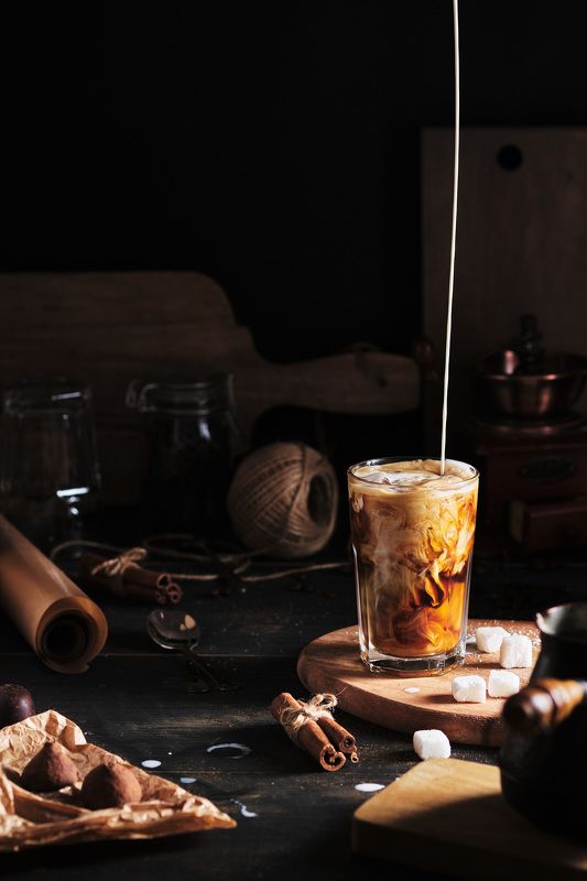 кофе айс латте  Кофейный уголок. Кофе со льдомphoto preview