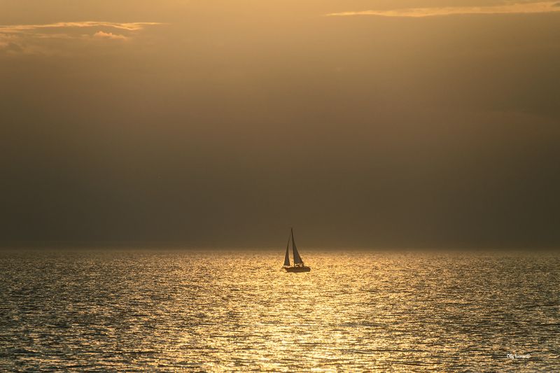 балтика, море, балтийское море, калининградская область, закат Ветер с берега фото превью