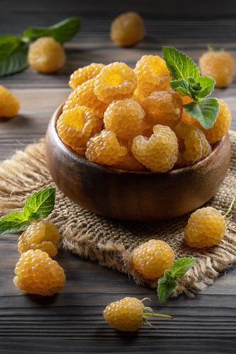 Малины желтой ягоды...☘