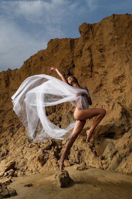 фешн, девушка, природа, танец Летние танцыphoto preview