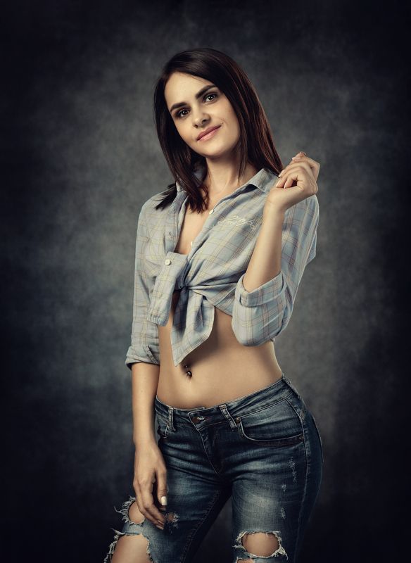 портрет, девушка, фотостудия ***photo preview